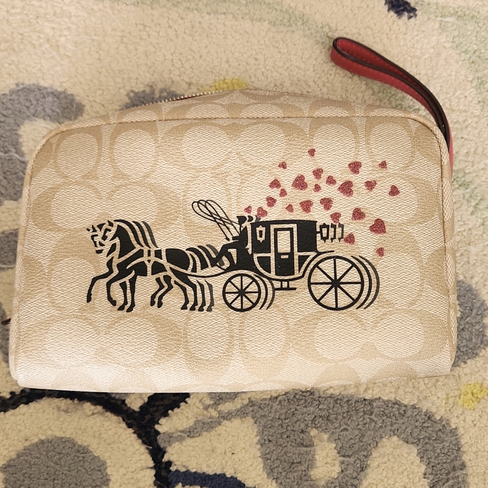 Coach cosmetic bag